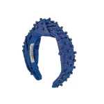Tanya Litkovska women’s denim beaded headband Accessories black velvet headband Luxury Shoes 