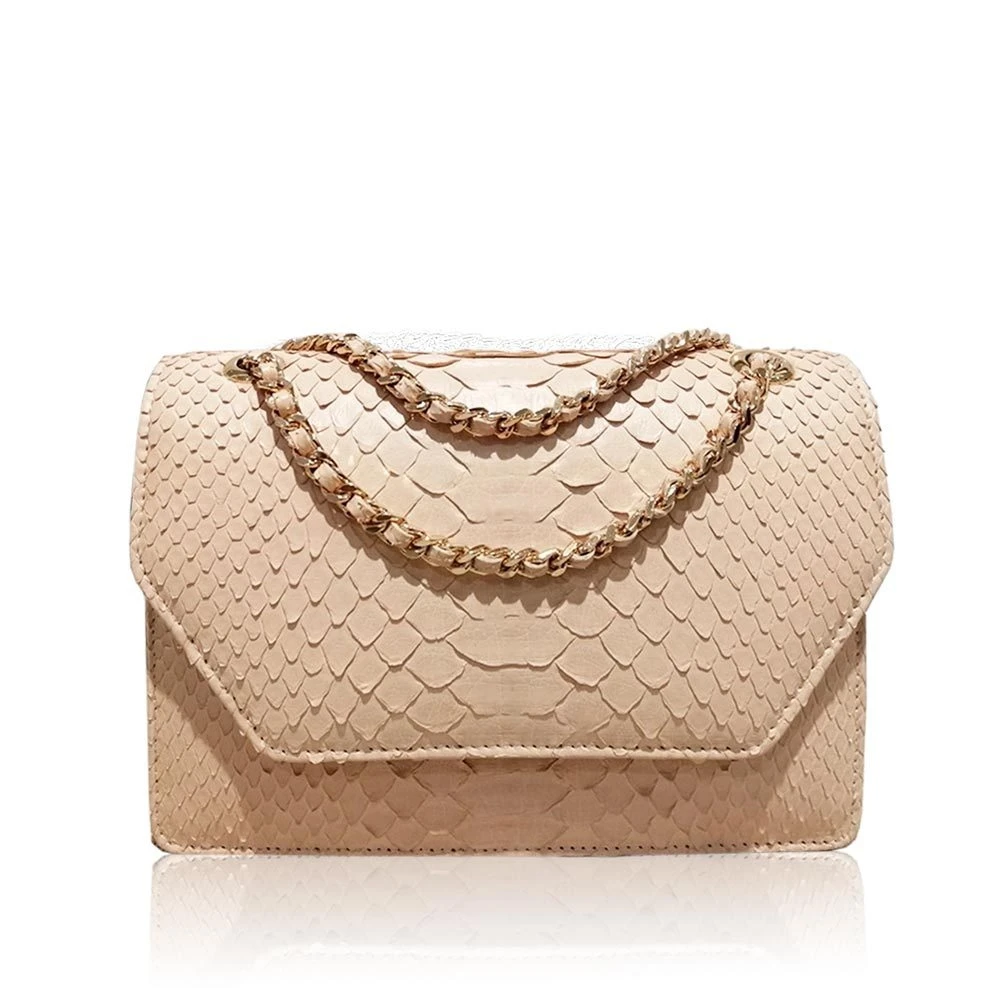 diamond_matte_python_belly_beige_22 Luana Crocodile Brown Leather Clutch Bag Bags Bangkok Bootery Luxury Shoes