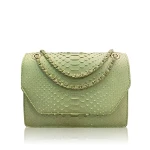 diamond_matte_python_belly_light_green_22_limited Luana Crocodile Brown Leather Clutch Bag Bags Bangkok Bootery Luxury Shoes