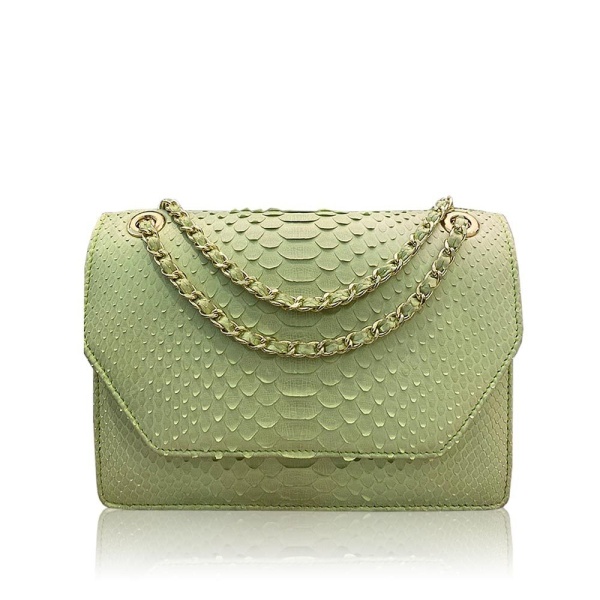 Luana Crocodile Brown Leather Clutch Bag Bags Bangkok Bootery Luxury Shoes 