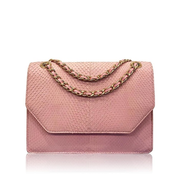 Luana Crocodile Brown Leather Clutch Bag Bags Bangkok Bootery Luxury Shoes 