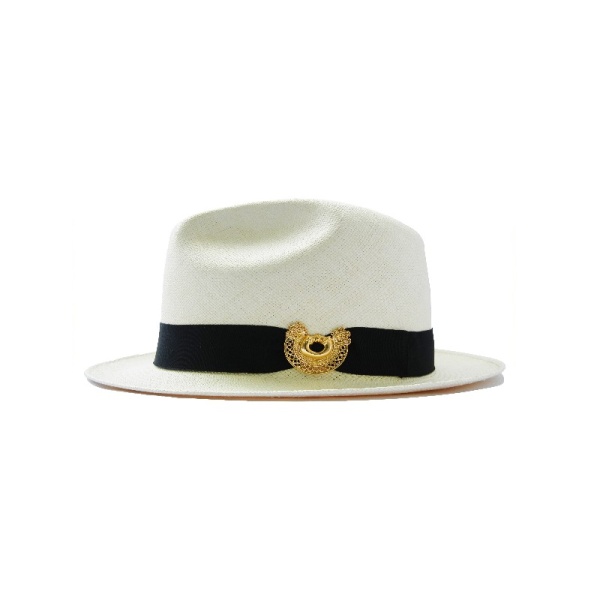 Flor Amazona women’s serpientes short wing straw Panama hat Accessories hair accessories Luxury Shoes 