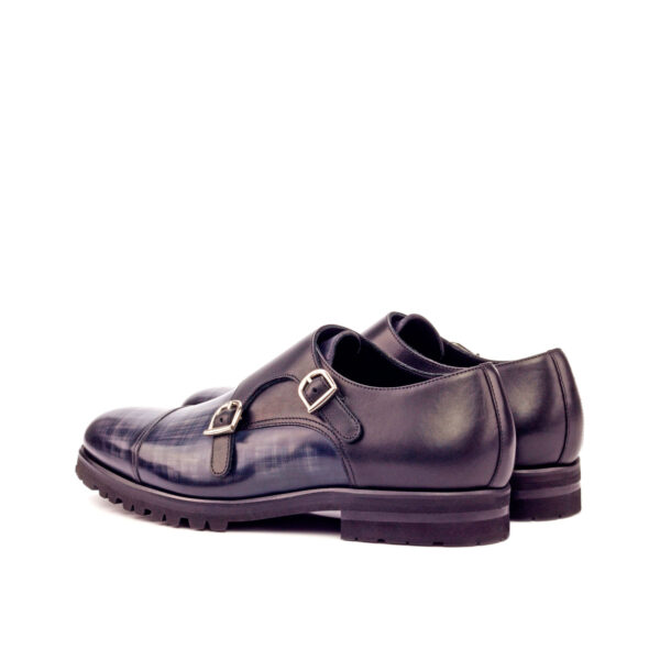  Luxury Handbags by you Black Double Monk Shoe, view 2