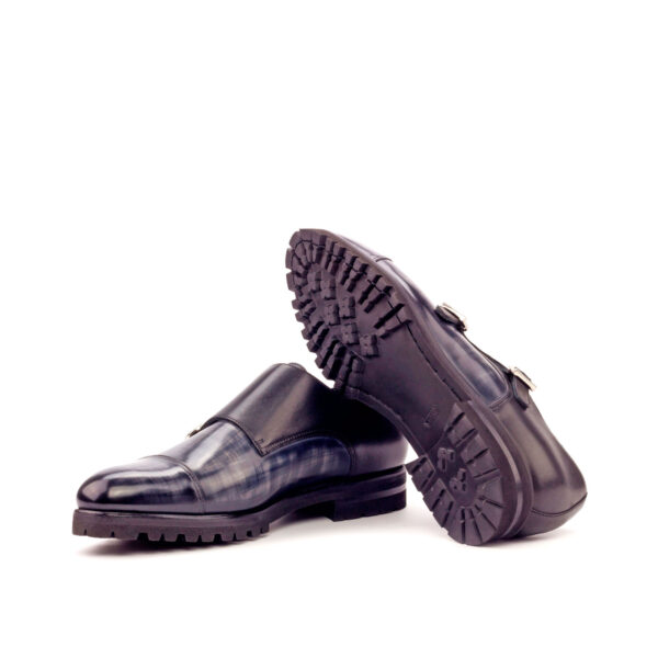  Luxury Handbags by you Black Double Monk Shoe, view 3