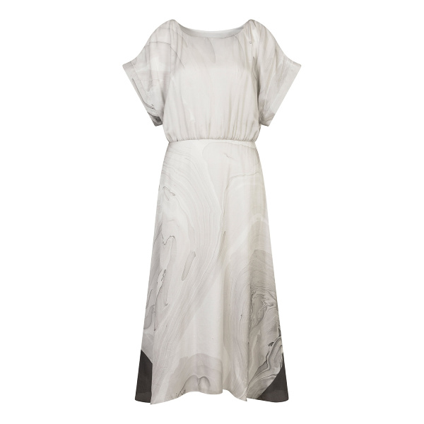 Marbled panel dress Clothing dress Luxury Shoes 