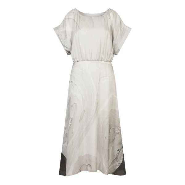 Marbled panel dress Clothing dress Luxury Shoes 