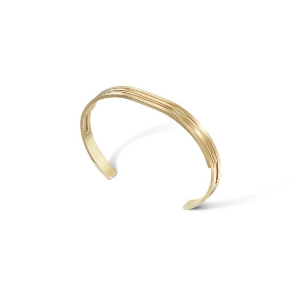 Embrace Vermeil Gold Bangle Cuffs Bangle Luxury Shoes 