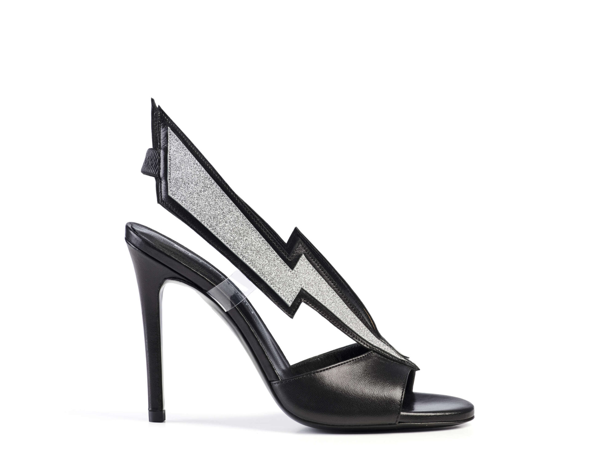 Etty Leon women’s trouble maker silver leather sandal Sandals sandal Luxury Shoes 