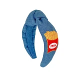 Patch Denim Headband Accessories black velvet headband Luxury Shoes 
