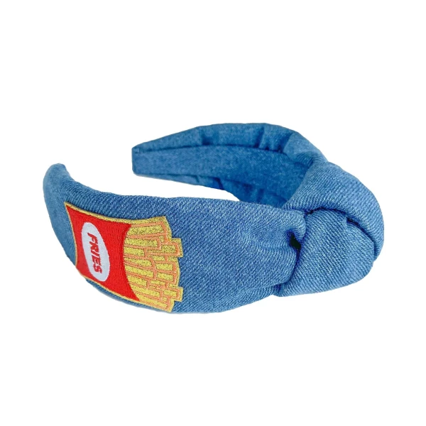 Patch Denim Headband Accessories black velvet headband Luxury Shoes 