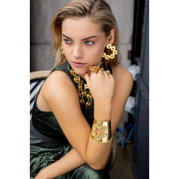 Tayrona Necklace Jewelry gold plated Luxury Shoes 