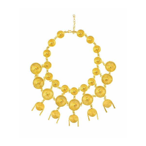 Tayrona Necklace Jewelry gold plated Luxury Shoes 