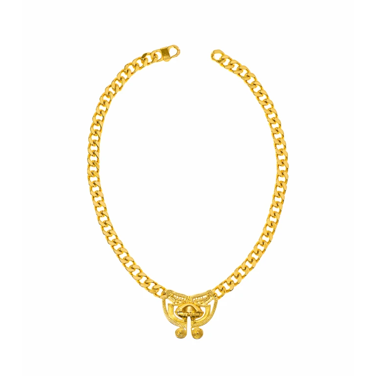 Tayrona Necklace Jewelry gold plated Luxury Shoes 