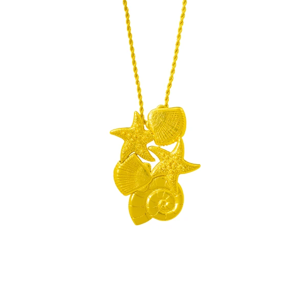 Cristal Party Necklace Jewelry gold plated Luxury Shoes 