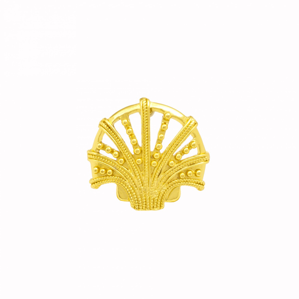 Calamari Ring Jewelry gold plated Luxury Shoes 
