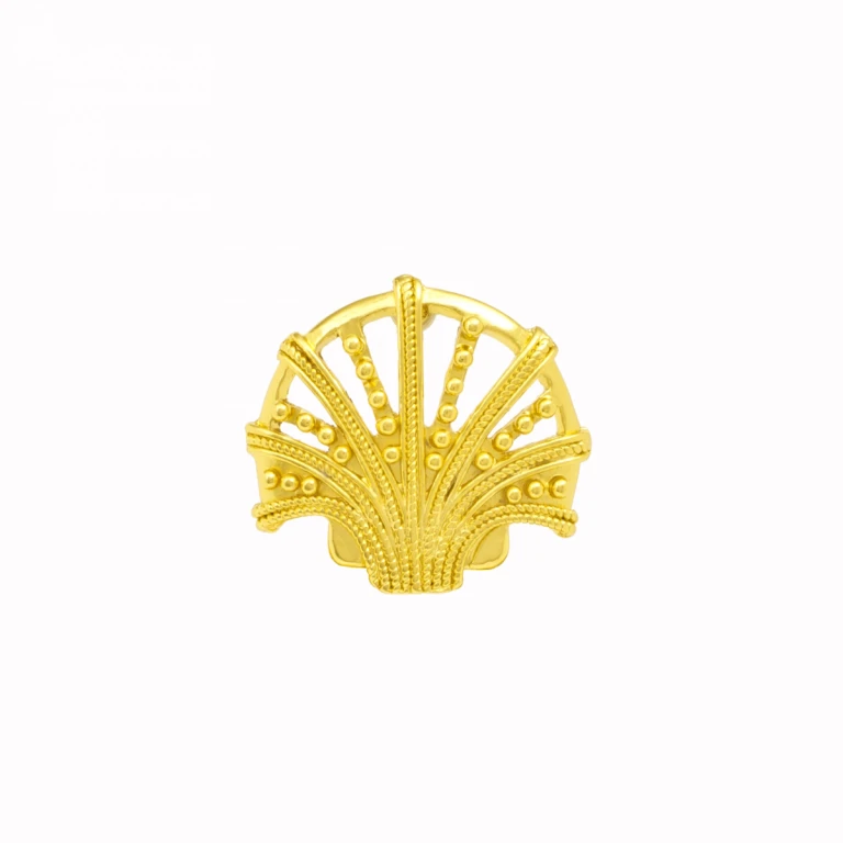 Calamari Ring Jewelry gold plated Luxury Shoes 