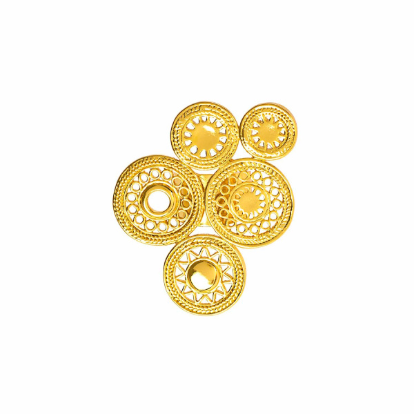 Calamari Ring Jewelry gold plated Luxury Shoes 