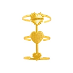 Calamari Ring Jewelry gold plated Luxury Shoes 