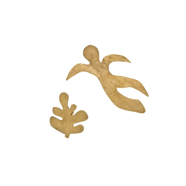 Alejandra de Coss women’s Icarus gold plated earrings Earrings contemporary jewellery Luxury Shoes 