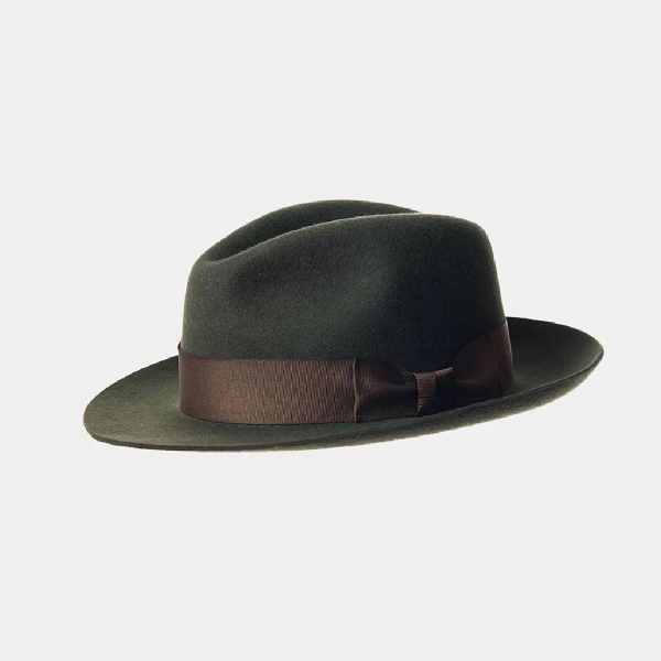 Lina Osorio Green Felt Hat