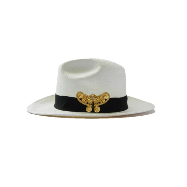 Flor Amazona women’s serpientes short wing straw Panama hat Accessories hair accessories Luxury Shoes 