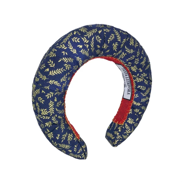 Tanya Litkovska women’s crown olive leaf headband Accessories black velvet headband Luxury Shoes 