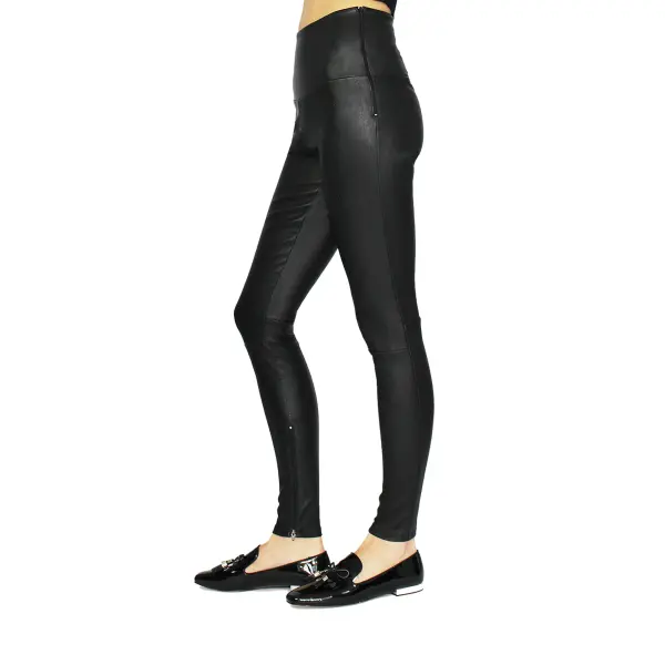 MLML women’s olivia high waist leather leggings Clothing leather goods Luxury Shoes 