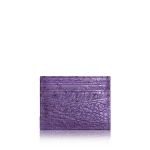Ostrich Leather Grape Cardholder Accessories Bangkok Bootery Luxury Shoes 