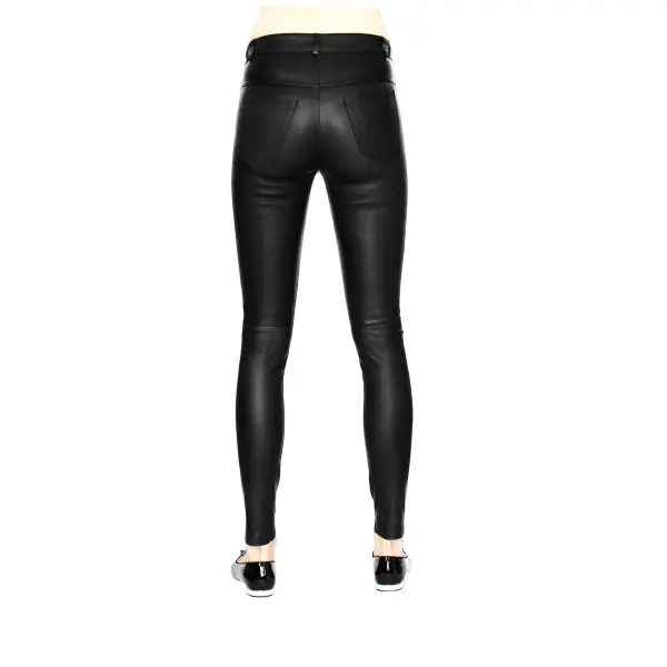 MLML women’s paris engineered leg leather pants Clothing leather goods Luxury Shoes 