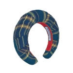Tanya Litkovska women’s crown plaid blue headband Accessories black velvet headband Luxury Shoes 