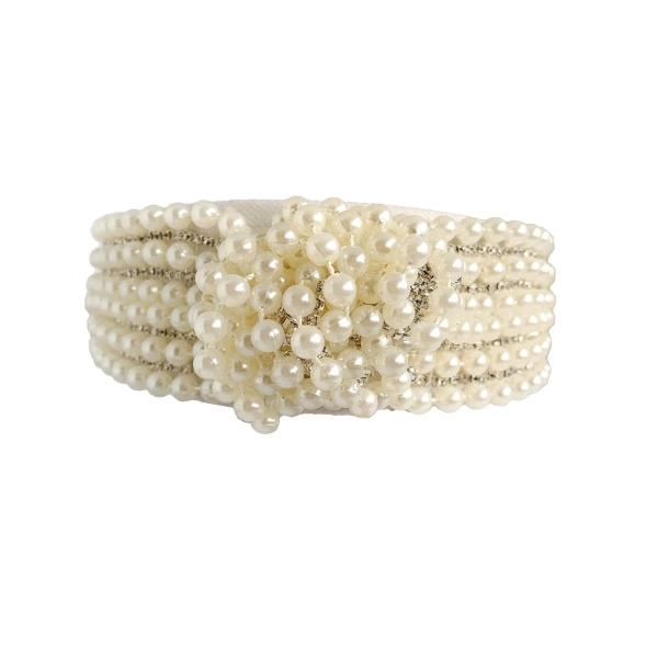 Tanya litkovska Women’s Princess Headband in Pearls & Crystals Accessories black velvet headband Luxury Shoes 
