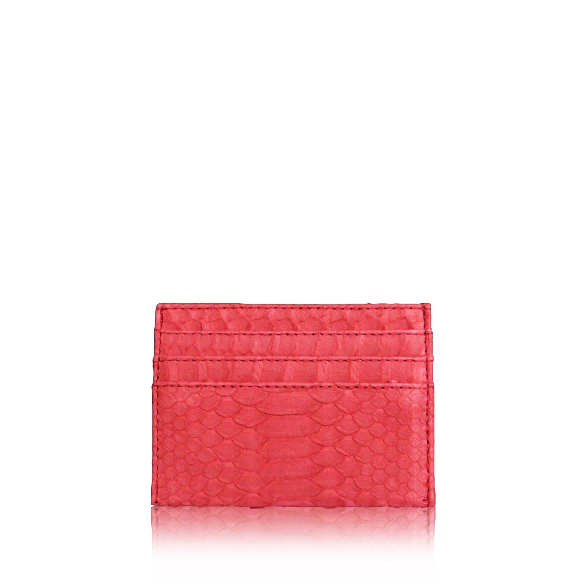 pyhton skin card holder (3) Python Leather Coral Cardholder Accessories Bangkok Bootery Luxury Shoes