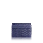pyhton skin card holder (4) Python Leather Oxford Blue Cardholder Accessories Bangkok Bootery Luxury Shoes