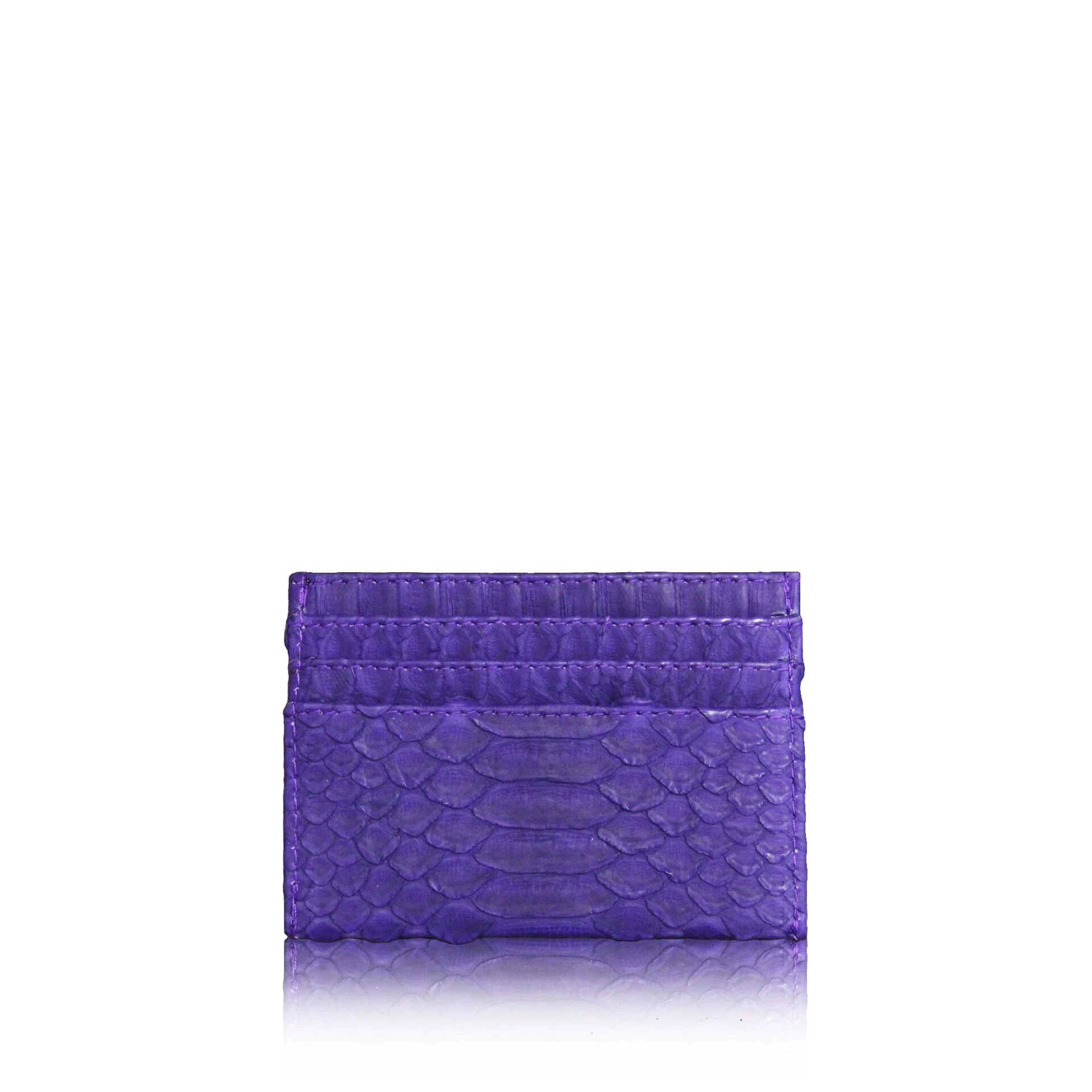 pyhton skin card holder (7) Python Leather Royal Purple Cardholder Accessories Bangkok Bootery Luxury Shoes