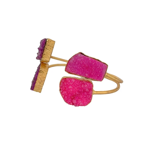 Tanya litkovska Women’s Pink Crab Cuff Bracelet Bracelets black velvet headband Luxury Shoes 