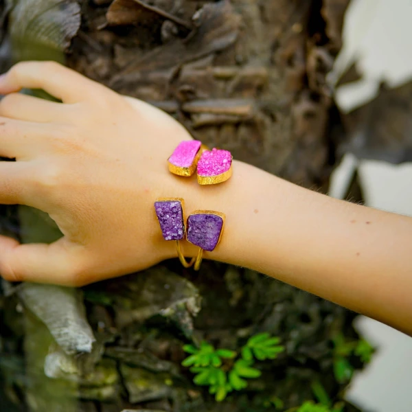 Tanya litkovska Women’s Pink Crab Cuff Bracelet Bracelets black velvet headband Luxury Shoes 