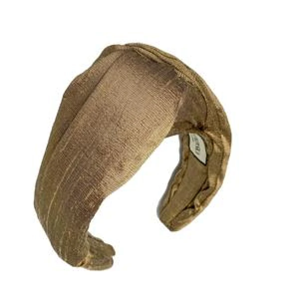 Tanya Litkovska women’s silk antique gold turban headband Accessories black velvet headband Luxury Shoes 