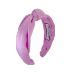 Tanya Litkovska women’s silk knotted lilac headband Accessories black velvet headband Luxury Shoes 
