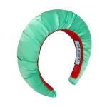 Tanya Litkovska women’s silk peppermint mint headband Accessories black velvet headband Luxury Shoes 