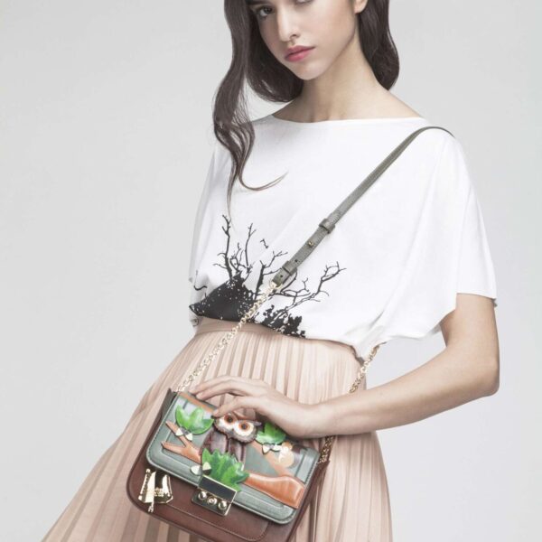 Annalisa Caricato Owl Look Cross Body Bag, view 2