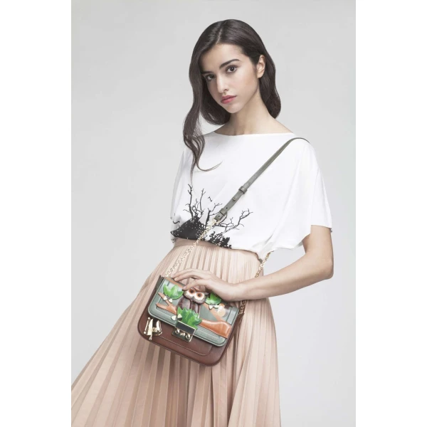 Owl Look Cross Body Bag Bags annalisa caricato Luxury Shoes 