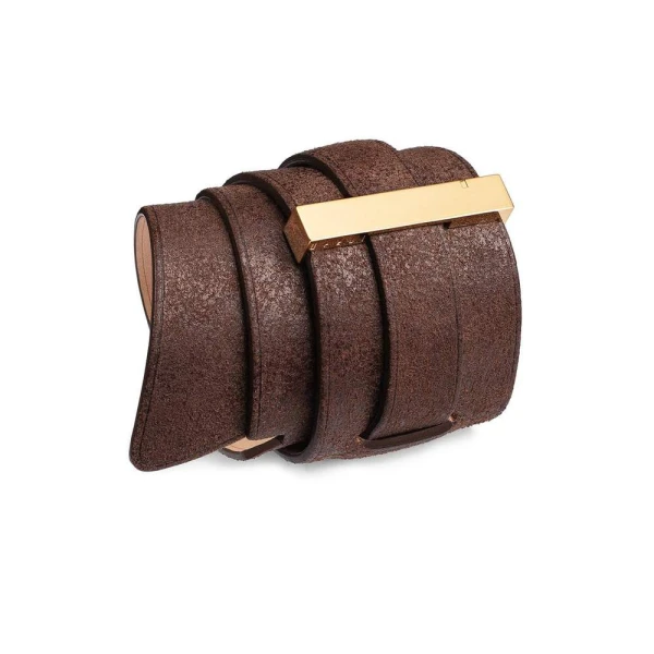 Spartiate Black Leather Wristband Accessories Bracelet Luxury Shoes 