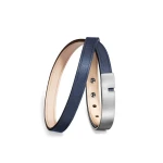 Gun clasp leather bracelet U-Turn Twice Men bracelets Luxury Shoes 
