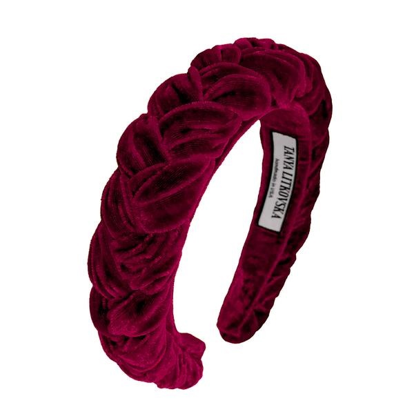 slim velvet mooseberry headband Accessories emerging designer Luxury Shoes 