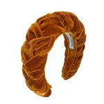 Tanya Litkovska velvet toffee headband Accessories black velvet headband Luxury Shoes 