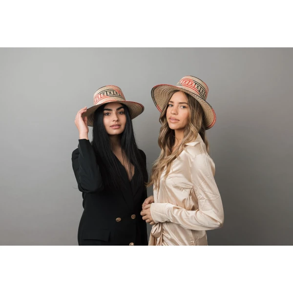Binomio Straw Hat Accessories beachwear Luxury Shoes 