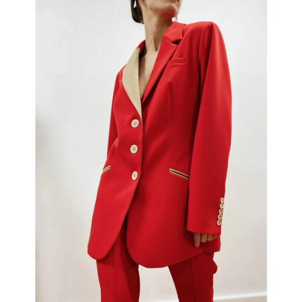 Paris red blazer Clothing blazer Luxury Shoes 