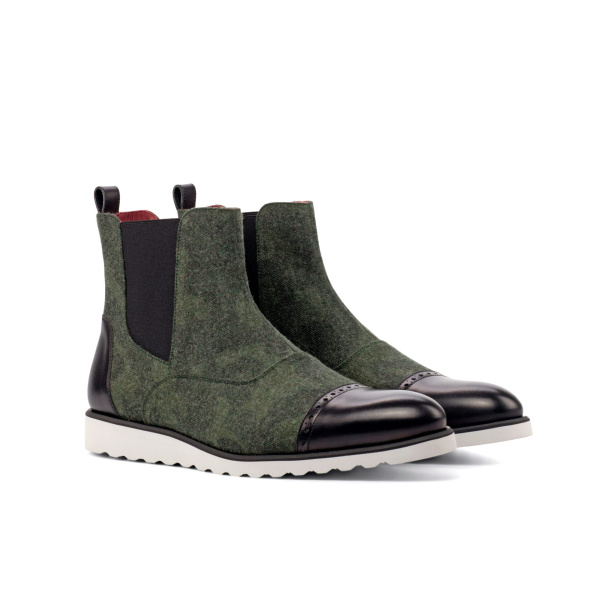 Mens Dress Chelsea Multi Boot Shoe Men bespoke Luxury Shoes 