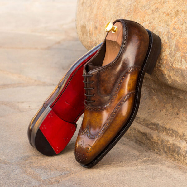  Luxury Handbags by you Hand Made Patina Full Brogue Shoe, view 4