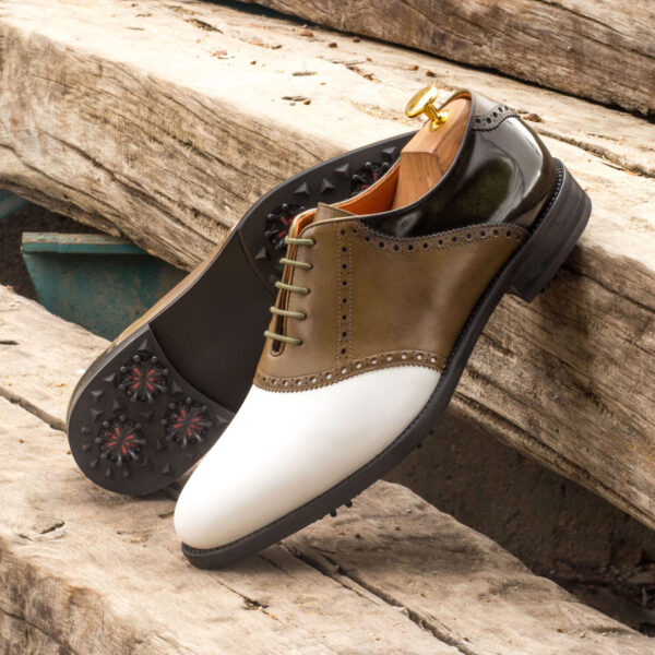  Luxury Handbags by you Mens Dress Saddle Shoe, view 4
